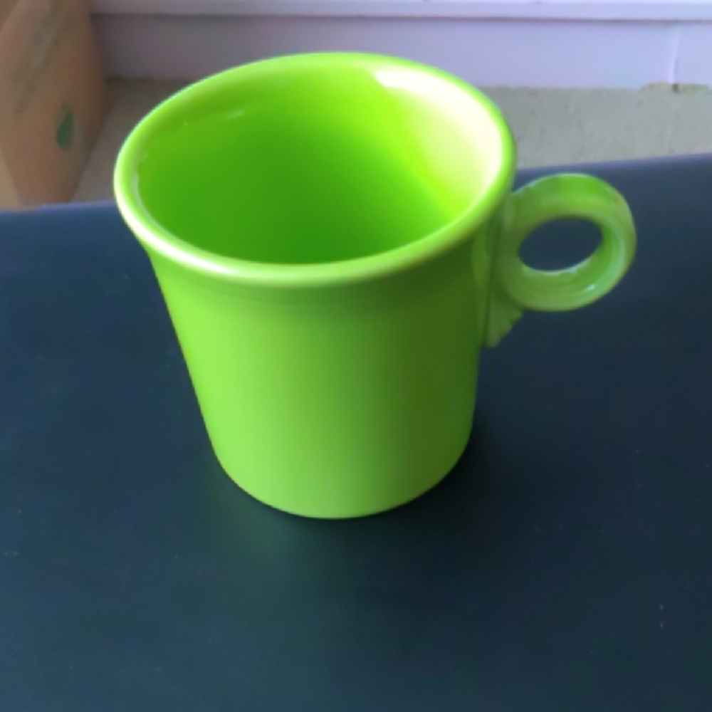 Fiestaware Lime Green Mug.